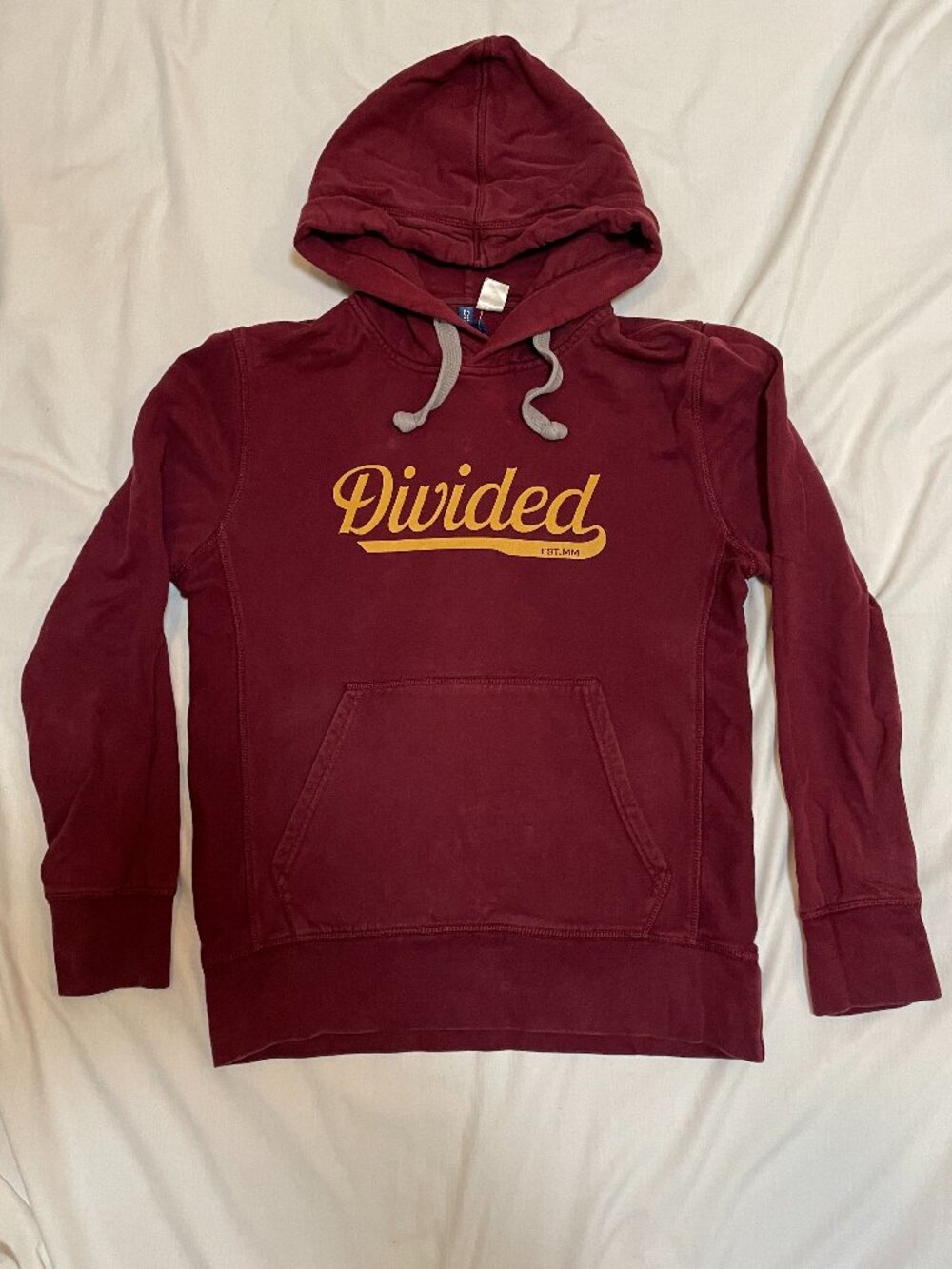 Divided by H&M Hoodie Mens Small Maroon Preowned